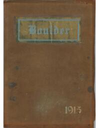 Ontonagon Boulder yearbook, 1915