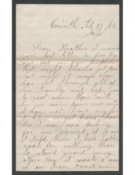 Charles Henry Hatch to James Hatch, 1863-02-27