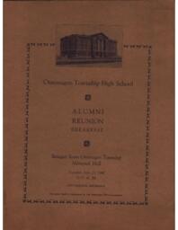 Ontonagon Township High School Alumni Reunion Breakfast Program