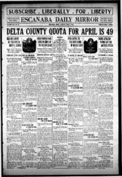 Escanaba Daily Mirror, 1918-04-09