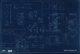 White Pine Copper Company Five-Ton Transfer Car Details Blueprint