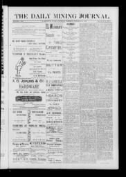 The Daily Mining Journal, 1892-10-22