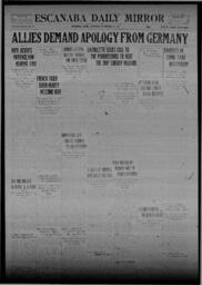 Escanaba Daily Mirror, 1922-11-18