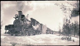 Locomotive in Winter