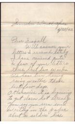 Clarence Fabry to Sis and All, 1943-04-25