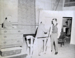 NMU Masquer's--"Night of January Sixteenth" March 1961: Three People on Stage