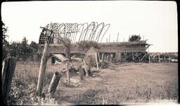 (020-007) Fence and Barn in Ruins