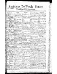 Manistique Tri-Weekly Pioneer, 1888-11-03