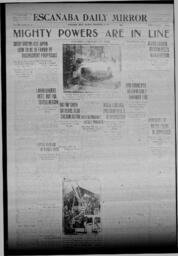 Escanaba Daily Mirror, 1921-11-14