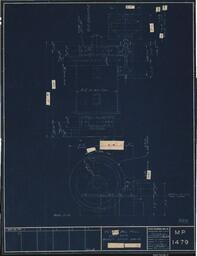 Plan 9'-6" x 9'-0" Ball Mill Left Hand Direct Motor Drive