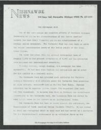 The Nishnawbe News Press Release, Undated