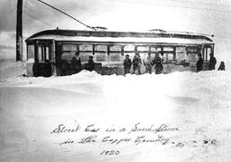 Streetcar in a Snow Storm