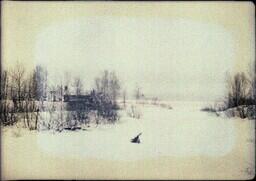 (023-011) Snowy Field and Trees