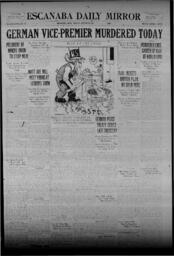 Escanaba Daily Mirror, 1921-08-26