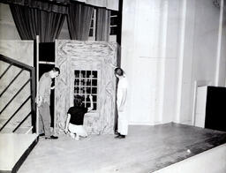 Masquers--"Studio Three" Summer 1960: Shot of People Painting the Set