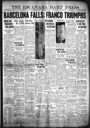 The Escanaba Daily Press, 1939-01-27