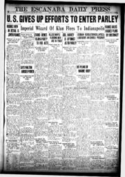 The Escanaba Daily Press, 1923-11-10