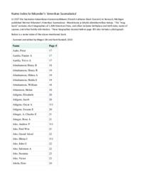 Genealogy Indices