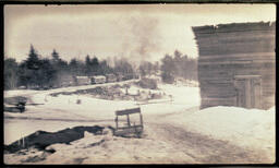 Logging Camp Scene