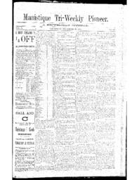 Manistique Tri-Weekly Pioneer, 1889-12-12