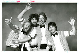 Group Portrait of Barbershop Quartet (Part of the NMU Historic Photographs Collection)