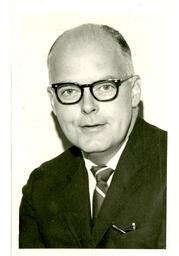 Headshot of Dr. Fred Sabin (Part of the NMU Historic Photographs Collection)