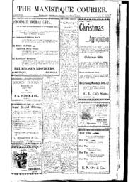 The Manistique Courier, 1898-12-09