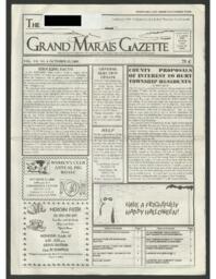 Grand Marais Gazette, 2000-10-19