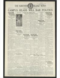 The Northern College News, 1933-10-17