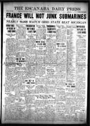 The Escanaba Daily Press, 1929-10-20