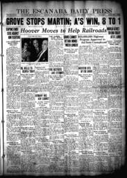 The Escanaba Daily Press, 1931-10-10