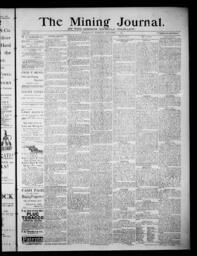 The Mining Journal, 1885-12-12