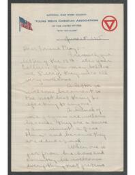 Carl Fauch (?) to Perry Hatch, 1918-06-15