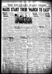 The Escanaba Daily Press, 1938-10-01