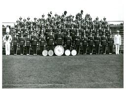 Group Portrait of Northern Michigan College Marching Band (Part of the NMU Historic Photographs Collection)