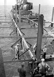 Cable anchor pier for Mackinac Bridge (2 of 3)