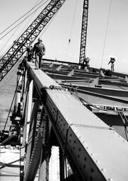 Erecting truss spans for the Mackinac Bridge (11 of 11)