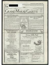 Grand Marais Gazette, 2000-11-16