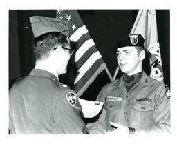 Chiapuzio Receiving Award (Part of the NMU Historic Photographs Collection)