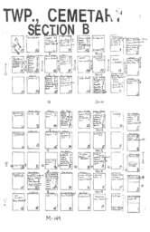 Thompson Township Cemetery Map - Section B