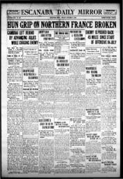 Escanaba Daily Mirror, 1918-10-11