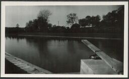 (039-009) View of Water and a Town