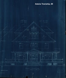 Trimountain Hospital Front Elevation Plan