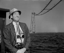 Cable spinning during Mackinac Bridge construction (27 of 33)