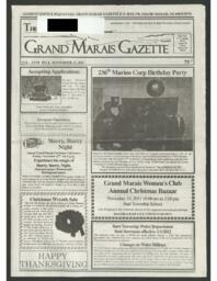 Grand Marais Gazette, 2011-11-17