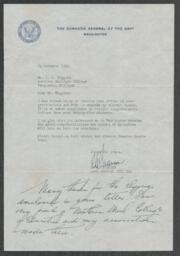 C. A. Swanson to C.C. Wiggins, 24 December 1946