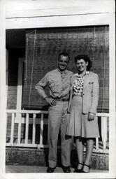 Tom and Dorotha Ross by Patio Blinds