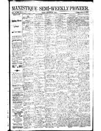 Manistique Semi-Weekly Pioneer, 1893-01-27