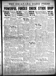 The Escanaba Daily Press, 1929-10-31