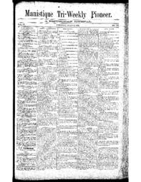 Manistique Tri-Weekly Pioneer, 1888-07-03